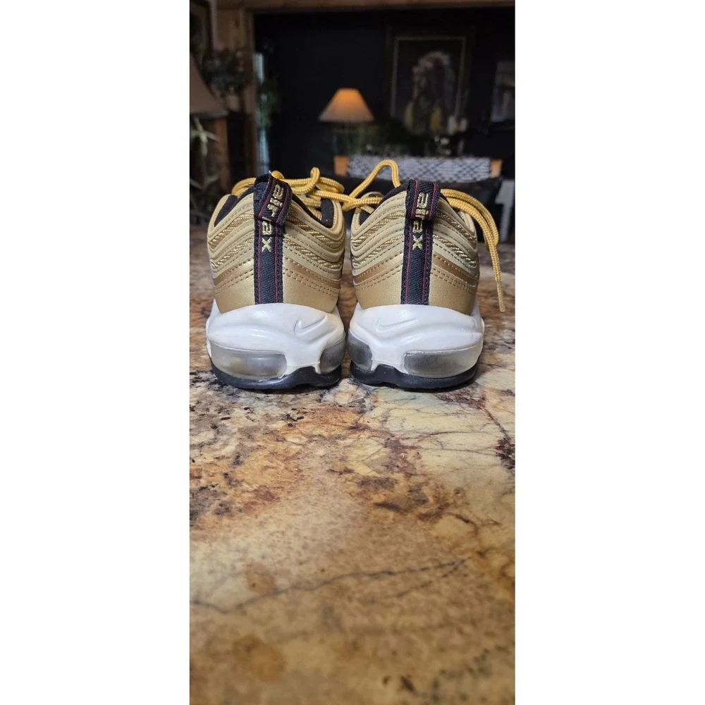 Nike Air Max 97 OG 918090700, 7y, Metallica Gold, Casual,  Back To School